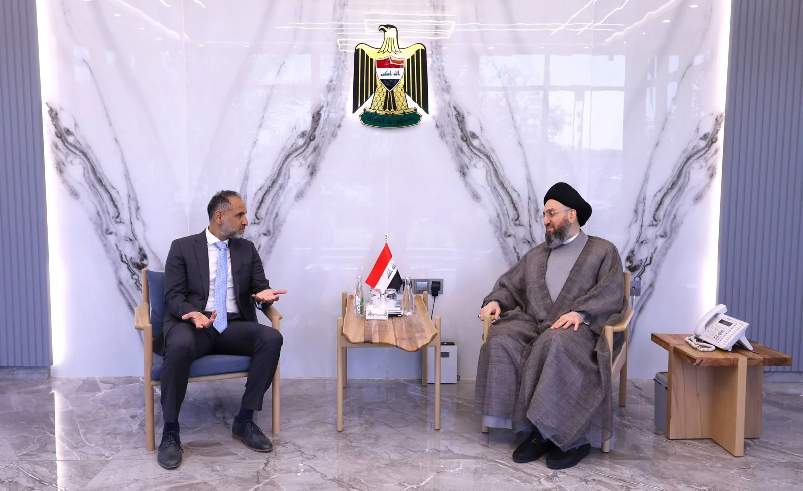 Ammar Al-Hakim Affirms Political Forces' Resolve to Support PM-Designate Ali Al-Zaidi