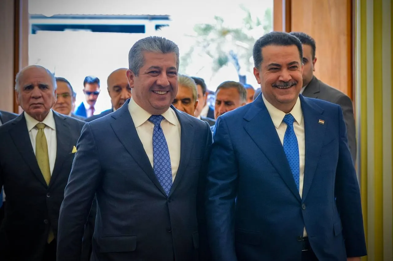 AlSudani to Masrour Barzani necessity moving from resolving pending files to investment