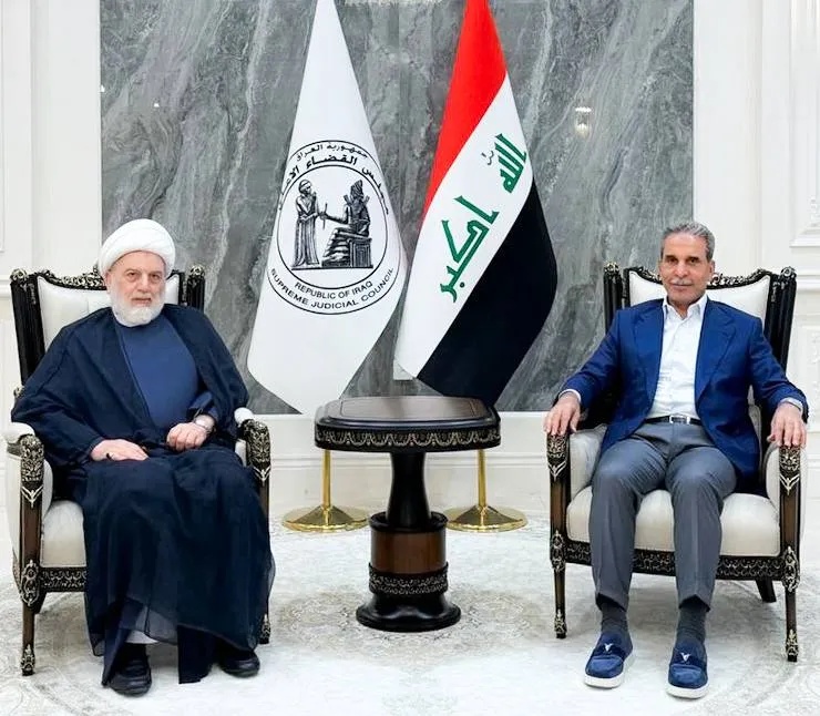 رئيس القضاء ورئيس المجلس الإسلامي يشددان على إنجاز الحكومة وحصر السلاح