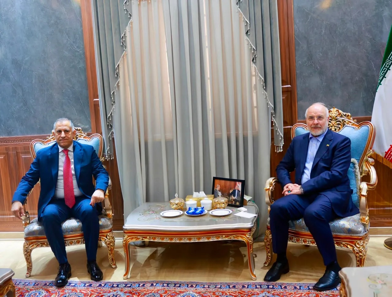 مستشار الأمن القومي يؤكد لقاليباف: الدستور العراقي يرفض جماعات مسلحة تهدد أمن الدول