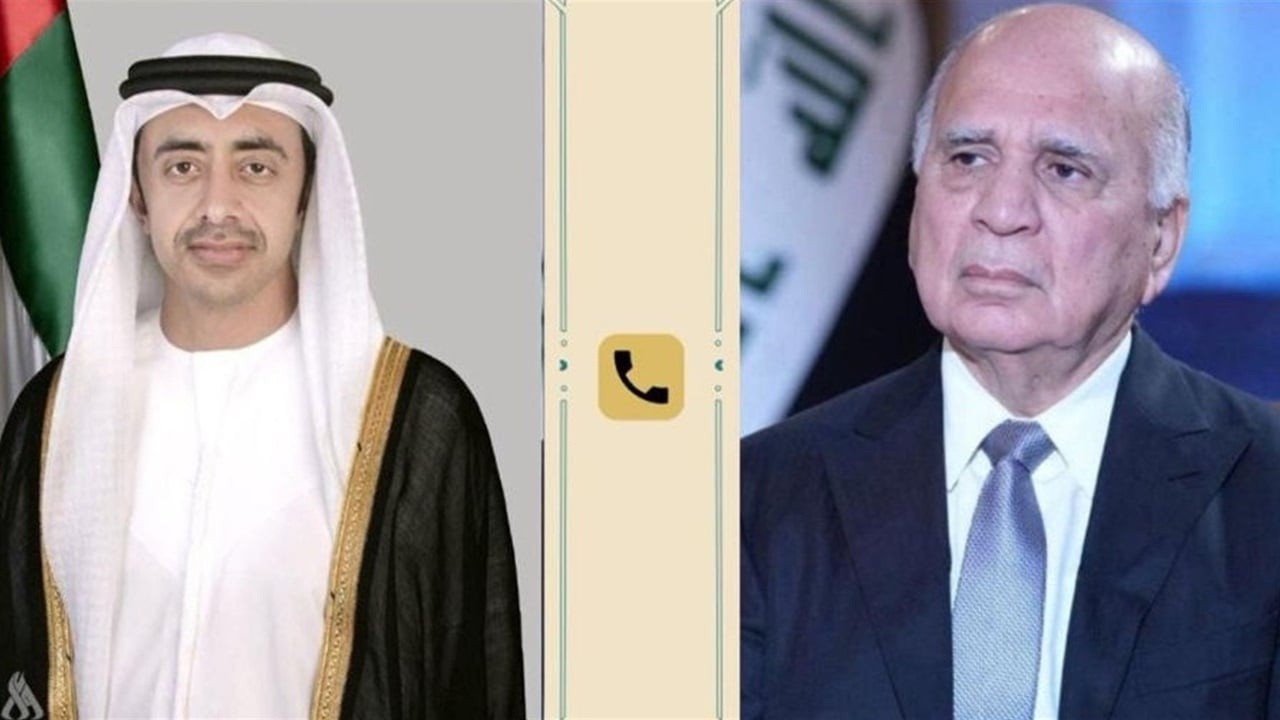 العراق والإمارات يدعوان لخفض التصعيد وحل النزاعات سلمياً