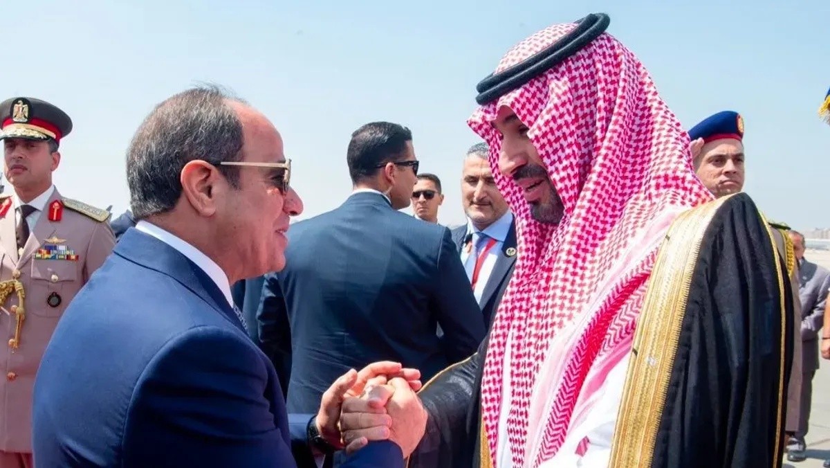 السيسي وولي العهد السعودي يؤكدان وحدة المصالح والأهداف بالقاهرة