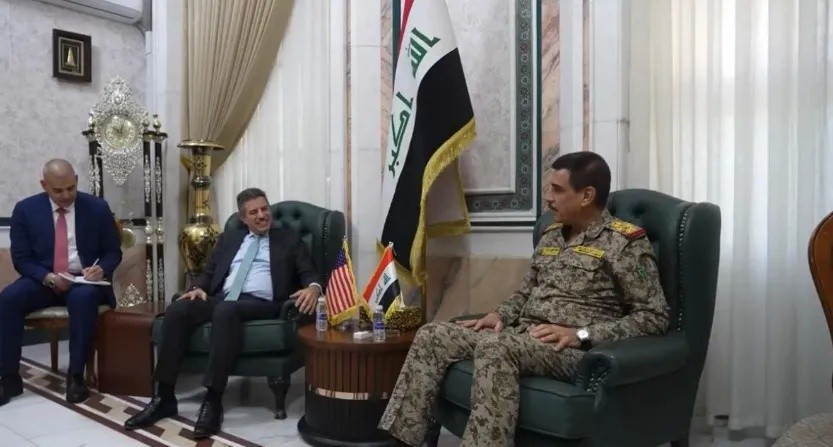 القائم بالأعمال الأمريكي يؤكد لرئيس أركان الجيش استمرار التعاون العسكري بين العراق وواشنطن