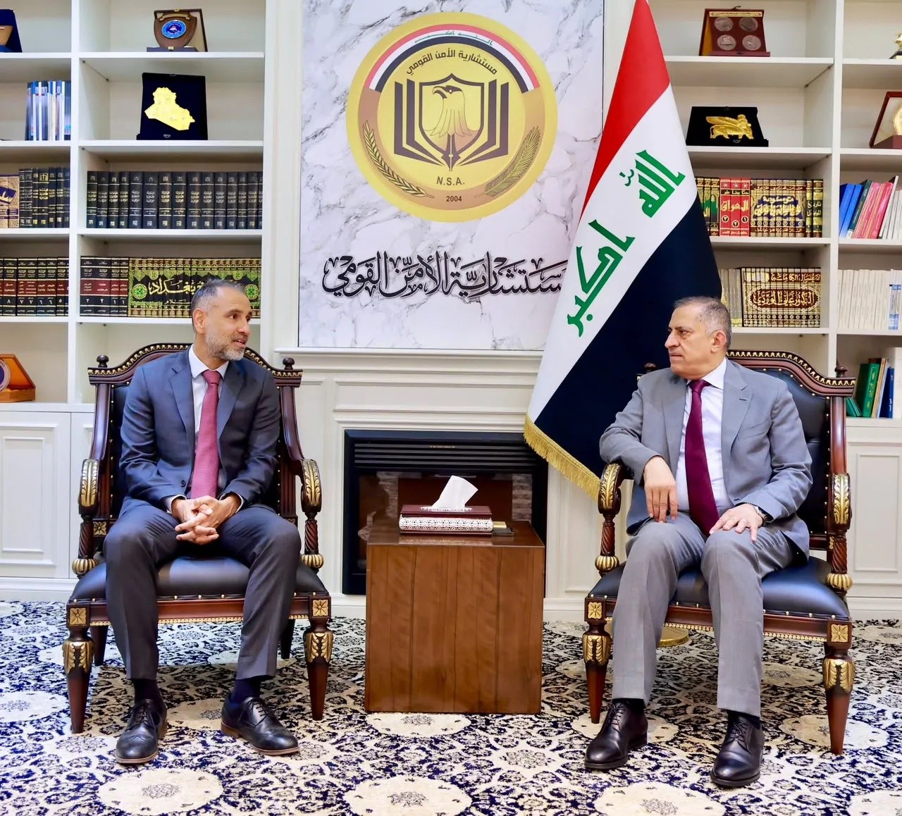 مستشار الأمن القومي يشدد على أمن العراق ويناقش تعزيز العلاقات مع بريطانيا