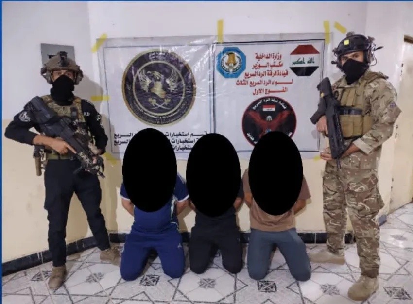 الرد السريع تلقي القبض على ثلاثة متهمين باغتيال مدير ماء أبي صيدا في ديالى