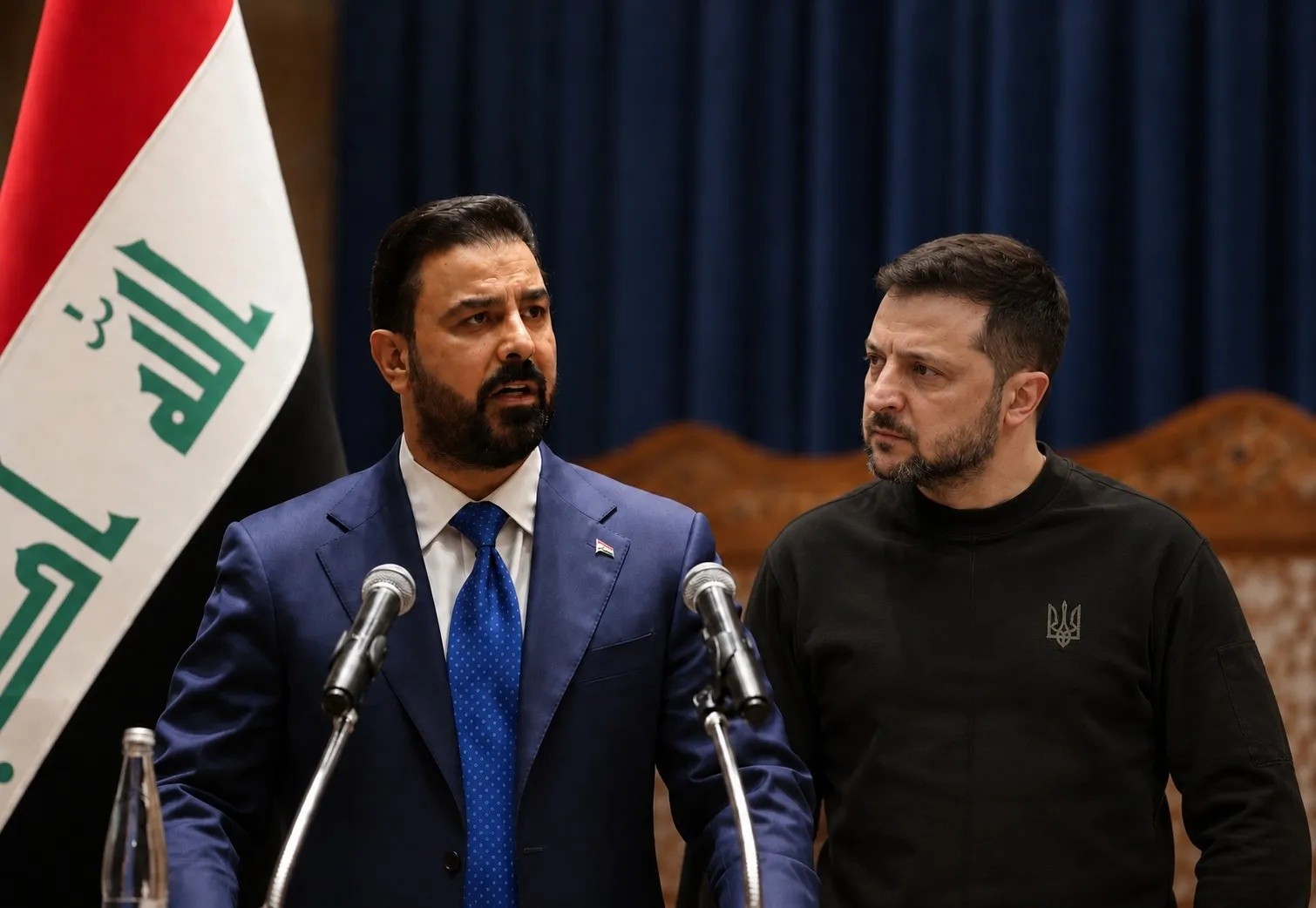 زيلينسكي يؤكد التوجه لتعميق الحوار الثنائي مع العراق